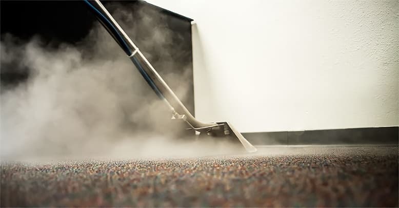 Steam carpet cleaning